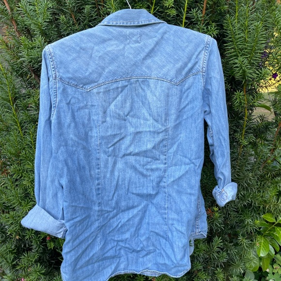 Gap pearl button snap cotton shirt - Picture 6 of 6